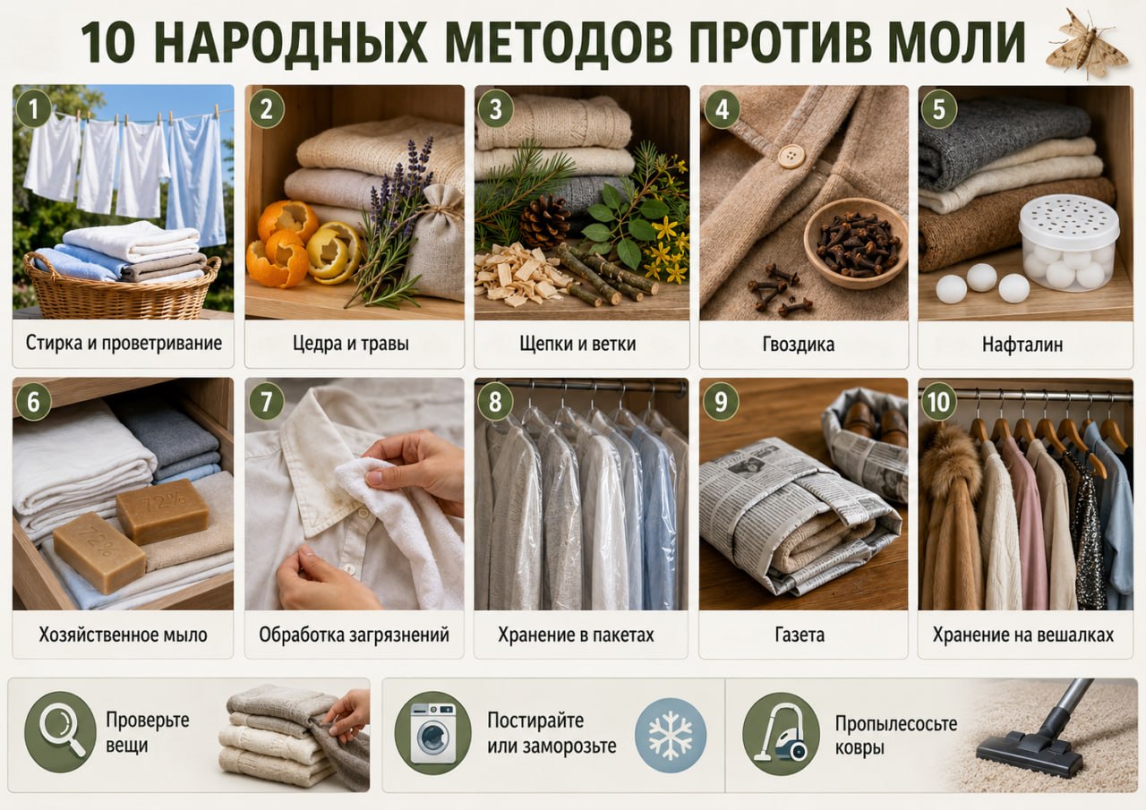 10 народных методов против моли